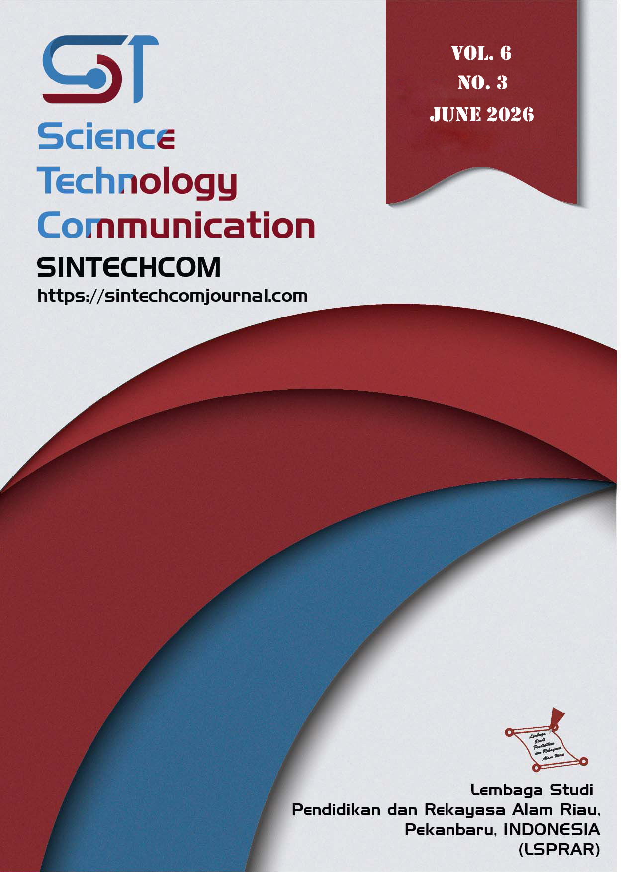 					View Vol. 6 No. 3 (2026): SINTECHCOM Journal (June 2026)
				